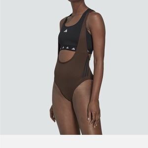 Adidas Women's Black and Brown Leotard